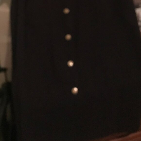 Black Calvin Klein Dress with buttons - Picture 4 of 4